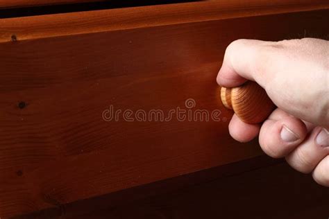 Opening drawer stock image. Image of grip, knob, wood - 19028503