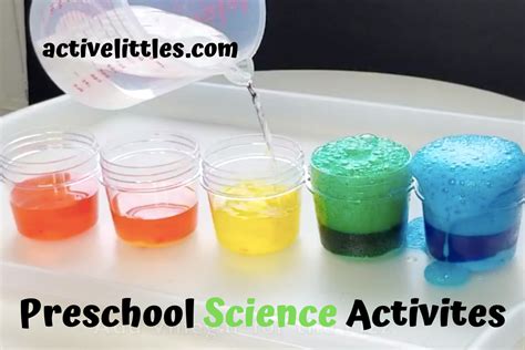 Simple Science Experiments for Preschoolers - Active Littles