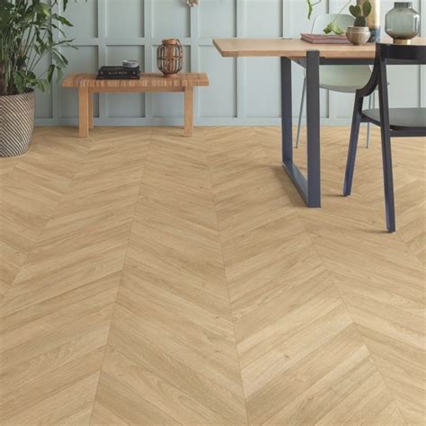 Quick-Step Impressive Patterns Chevron Oak Medium IPA4160 8mm AC4 Laminate Flooring | Wood2U