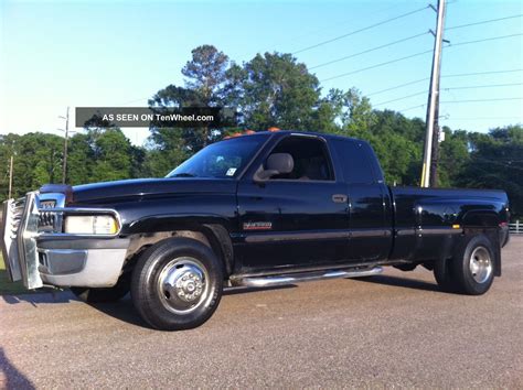 1999 Dodge Ram 3500 5. 9 Cummins Turbo Diesel Quad Cab Ac 164k Dually ...