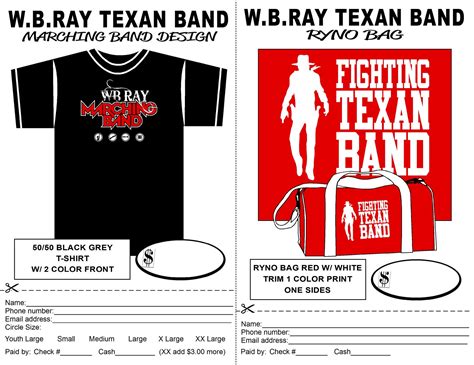 Band Merchandise - W.B. Ray High School Band