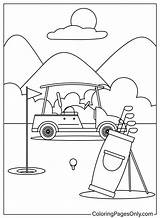 63 Golf Coloring Pages  ColoringPagesOnlycom sketch template