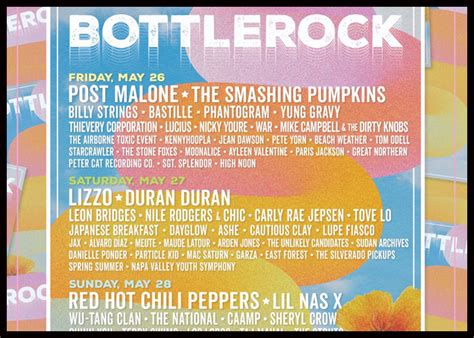 BottleRock Napa Valley Festival Reveals Star-Studded 2023 Lineup