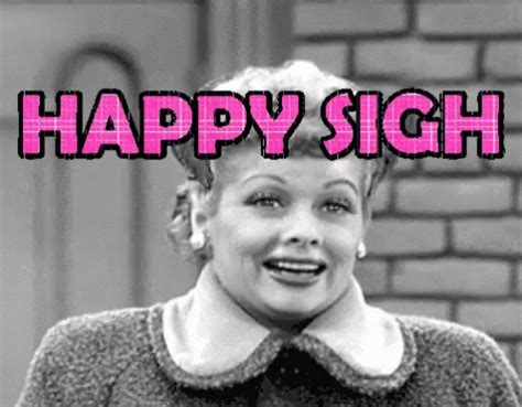 My Feelings Happy Sigh GIF - MyFeelings HappySigh ILoveLucy - Discover ...