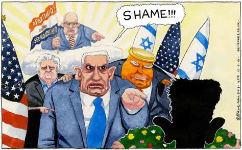 ‘Guardian’ cartoon defends Corbyn; ties Netanyahu to white supremacy