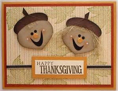 Sweet And Simple DIY Thanksgiving Cards Design (34) | Thanksgiving ...