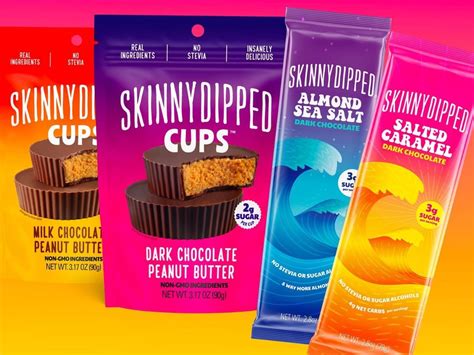 SkinnyDipped launches low-sugar chocolate bars and peanut butter cups ...