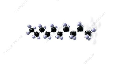 Decane molecule - Stock Video Clip - K001/0247 - Science Photo Library