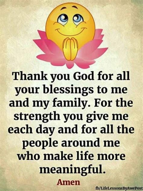 Thank You God For All Your Blessings To Me And My Family Pictures, Photos, and Images for ...