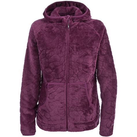 Trespass Womens/Ladies Lux Hooded Full Zip Soft Velvet Fleece Jacket | eBay