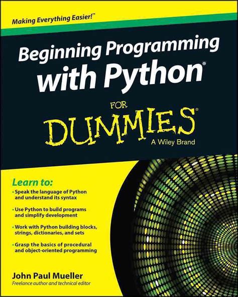 Beginning Programming With Python for Dummies by John Paul Mueller, Paperback, 9781118891452 ...