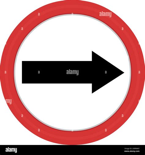 Road sign circular black arrow hi-res stock photography and images - Alamy