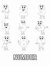 From 1 To 10 Fun Number Coloring Pages For Kids 🔢🌈  sketch template