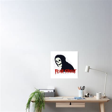 "Fear street | Skull mask " Poster by Katedmz | Redbubble