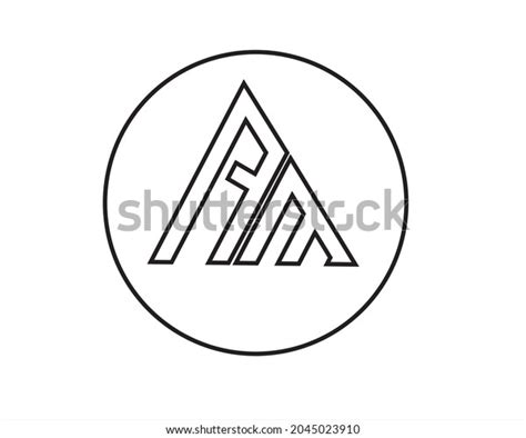 Illustration Logo Black Line Stock Vector (Royalty Free) 2045023910 ...