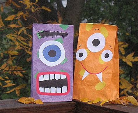 Quick and Simple Kids Halloween Bags Craft