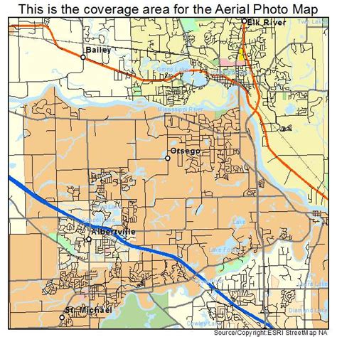 Aerial Photography Map of Otsego, MN Minnesota