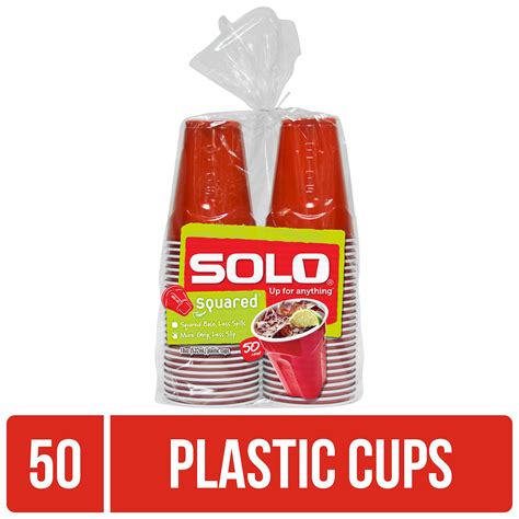 Red Solo Party Plastic Cups, 18 oz, 50 Count | eBay