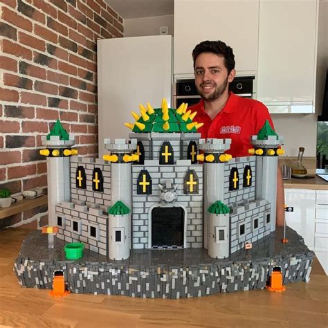 Lego Bowser Castle MOC | Lego mario, Lego, Lego creations