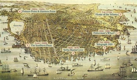 Barbary Coast San Francisco Map - Map Of Western Hemisphere