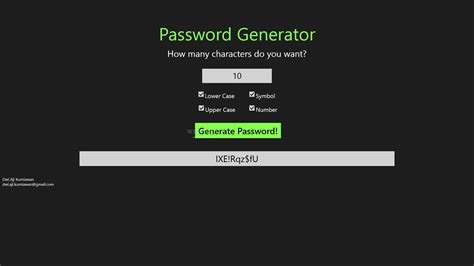 Generator Password