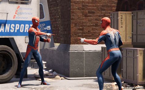 Spider-Man Pointing at Spider-Man now on PS4 | Spider-Man Pointing at Spider-Man | Know Your Meme