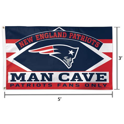 New England Patriots Man Cave Banner Flag Flags Home & Garden ...