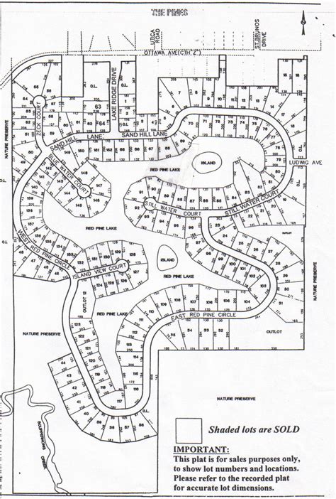 Plot Map | The Pines Subdivision Association