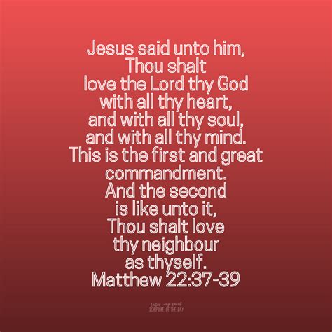 Matthew 22:37-39 - Latter-day Saint Scripture of the Day