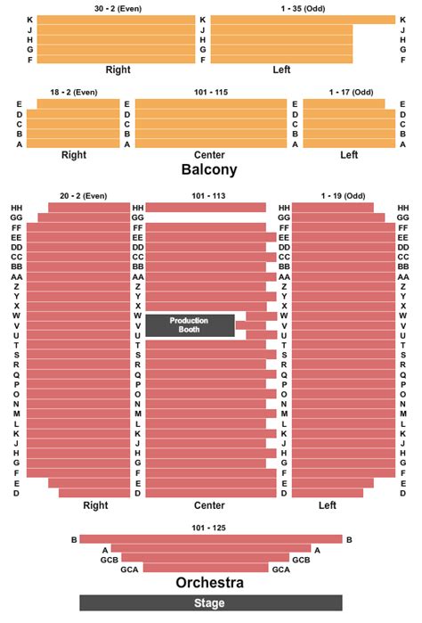 Mayo Performing Arts Center Seating Chart - Morristown