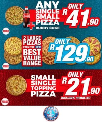 Roman's Pizza catalogue - All specials from the new Roman's Pizza ...