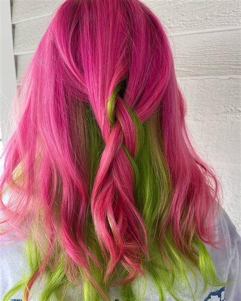 37+ Pink and Green Hair Ideas That Will Turn Heads - Luv68