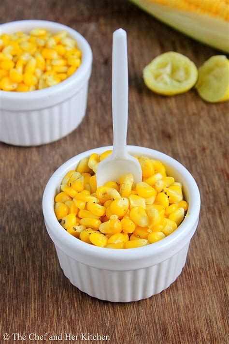 THE CHEF and HER KITCHEN: Cup Corn Recipe | Sweet Corn Recipes