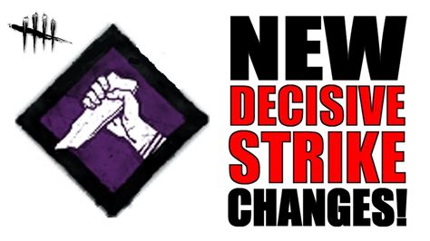 OMG!! DECISIVE STRIKE CHANGES!! 🔪 Dead by Daylight: Discussions 🔪 - YouTube