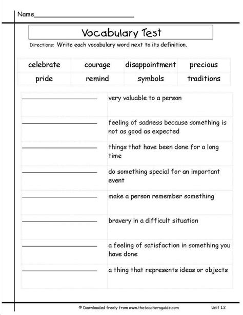 10+ 3Rd Grade Vocab Worksheet | Vocabulary worksheets, Vocabulary word ...