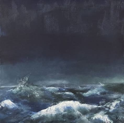 Dark Sea Painting by Hagen Wieland | Saatchi Art