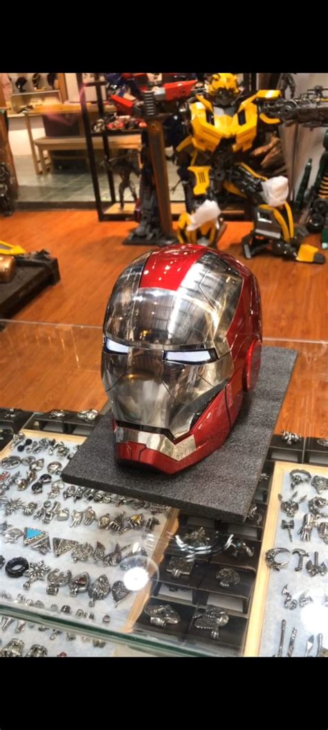 Iron Man Mark 5 Mk5 Helmet Mask LED Cosplay Metal Prop | Etsy