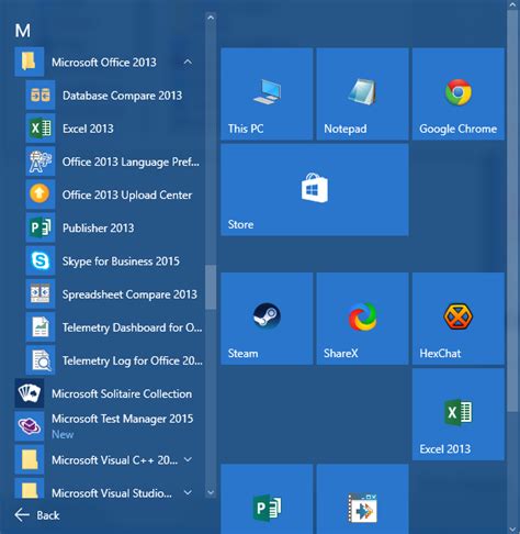 Some start menu shortcuts are missing on Windows 10 - Super User