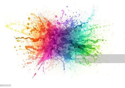 Rainbow paint splash abstract vector background | Paint splash, Rainbow paint, Free vector art