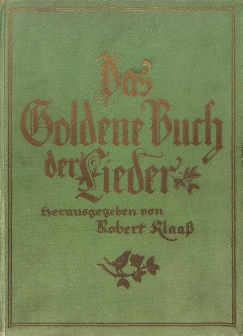 Das Goldene Buch der Lieder