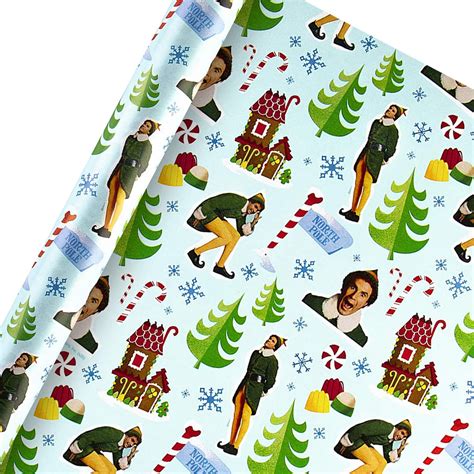 4M Roll Festive Elf Christmas Wrapping Paper | Hallmark UK