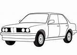 BMW E30 coloring Page  ColouringPages sketch template