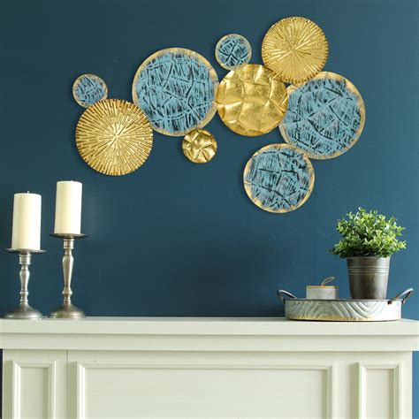 Stratton Home Decor Jewels of the Sea Metal Plates Wall Decor - Walmart.com - Walmart.com