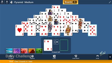 Microsoft Solitaire Collection - Pyramid [Medium] | May 8th 2020: Clear ...