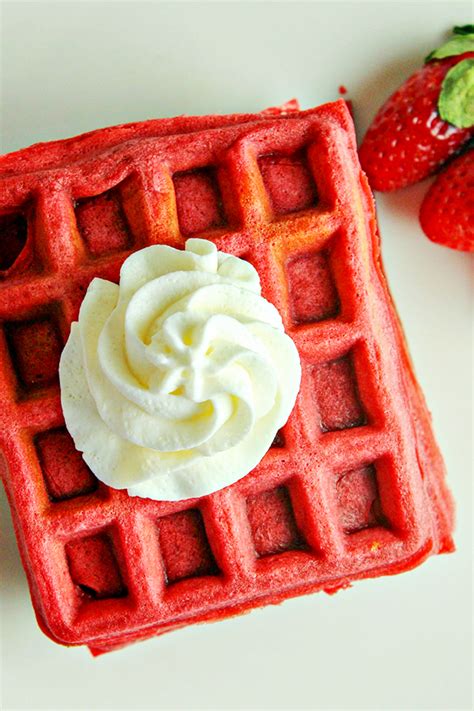 Red Velvet Waffles Recipe - Home Cooking Memories