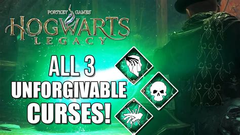 How To Unlock ALL 3 UNFORGIVABLE CURSES in Hogwarts Legacy (Avada Kedavra, Crucio, and Imperio ...