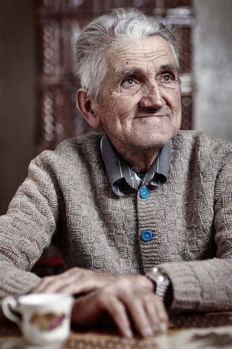 Happy 80 years old man stock photo. Image of senior, coffee - 37504512