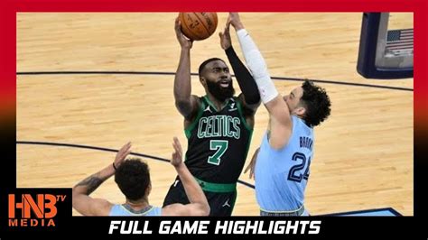 Boston Celtics vs Memphis Grizzlies 3.22.21 | Full Highlights - YouTube