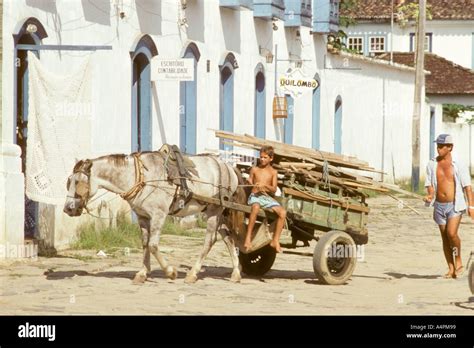 Americas Brazil Portuguese colonial town Stock Photo - Alamy