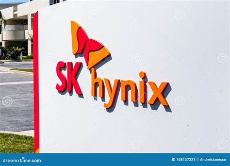 SK Hynix Logo, Butterfly Mascot At SK Hynix America Headquarters Of ...